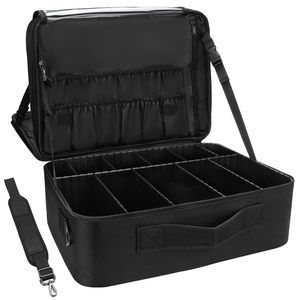 Makeup Case Extra Large Makeup Bag For Women Travel Makeup Artist Box Nail🐥